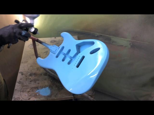 Покраска деки Fender Stratocaster