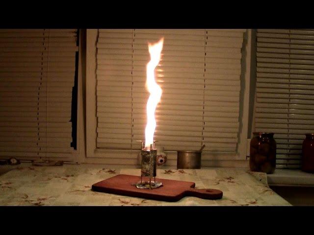 Как сделать свечу на естественной тяге / how to make a candle under its own power