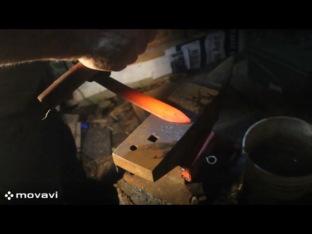 Forging a knife preview