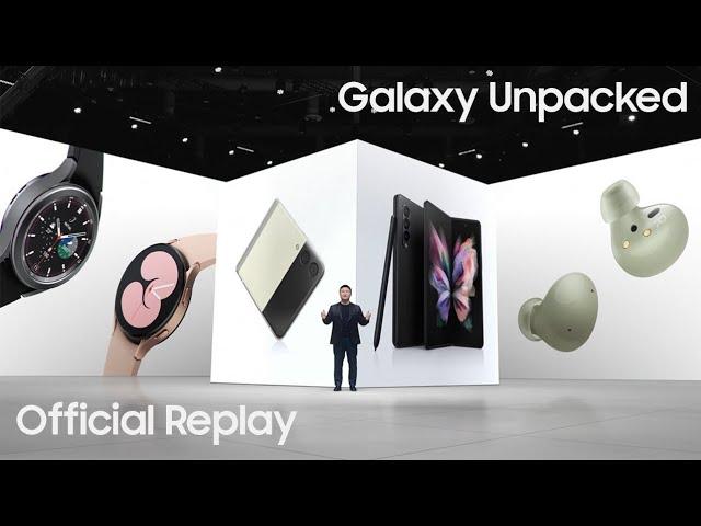 Galaxy Unpacked August 2021 | Samsung