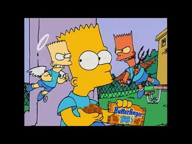 The Simpsons Butterfinger BB’s: Share ‘Em VS. Eat Them! Commercial 1994