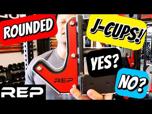 REP FITNESS ROUNDED SANDWICH J-CUP REVIEW! |  Garage Gym and home gym tips!