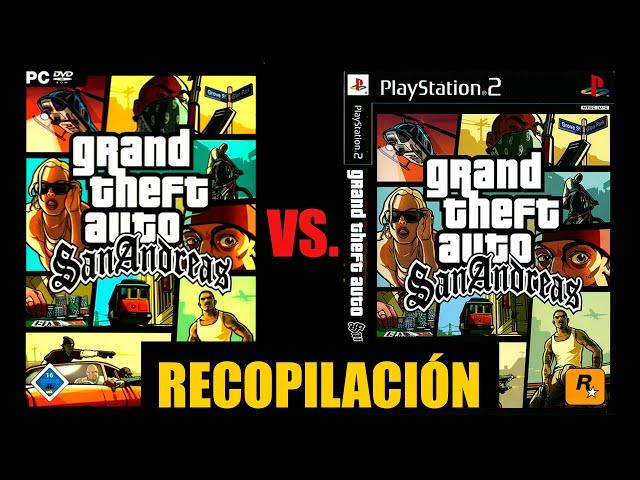 TODAS las diferencias entre las versiones de PC y PS2 de GTA San Andreas (RECOPILACIÓN)