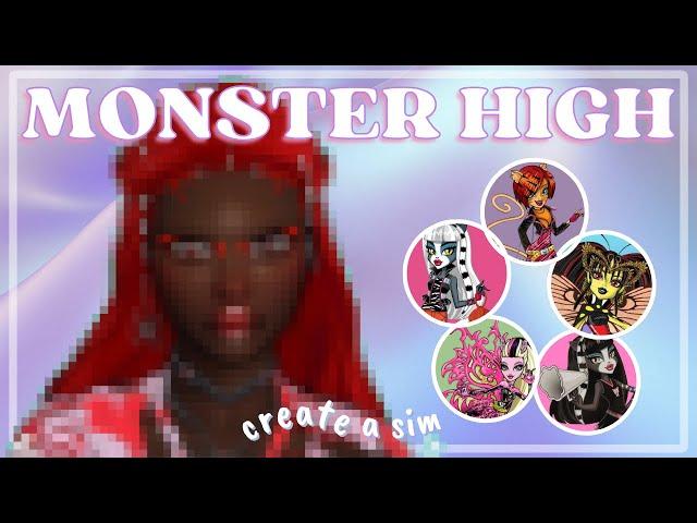 Creating EVEN MORE Monster High Dolls in the Sims 4 ️