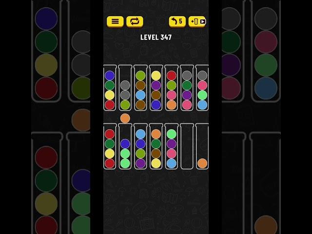 Ball sort puzzle level 347