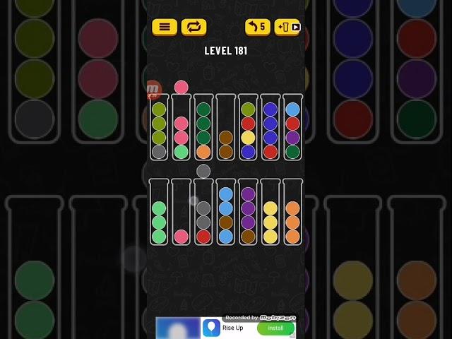 Ball Sort Puzzle Level 181 Walkthrough