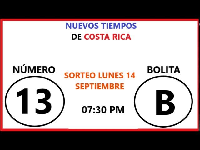 SORTEO HOY 7 30 PM NUEVOS TIEMPOS COSTA RICA 2020