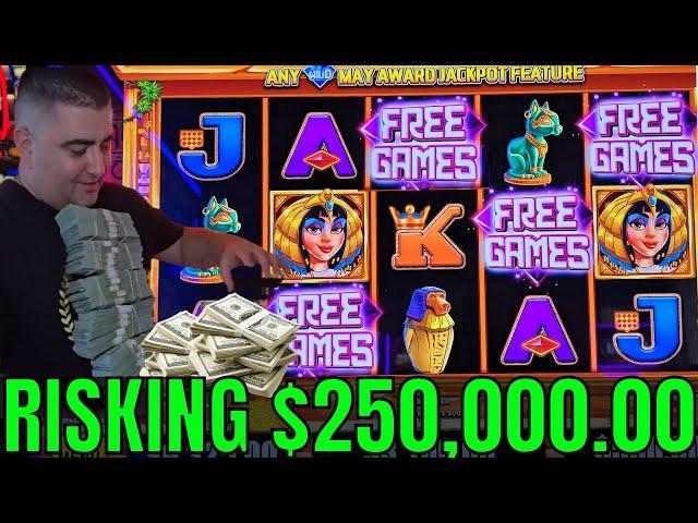 Risking $250,000 On 1 High Limit Slot Machine - $500 Max Bets | PART-1