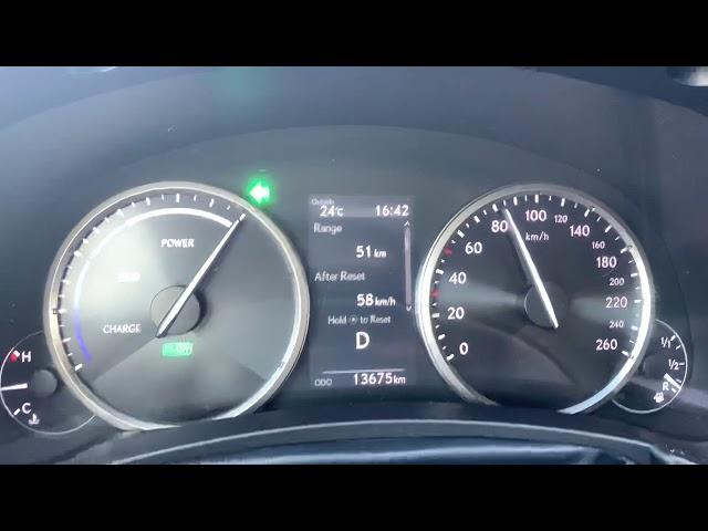 Lexus NX 300h acceleration 0-100 0-200 V-Max German Autobahn