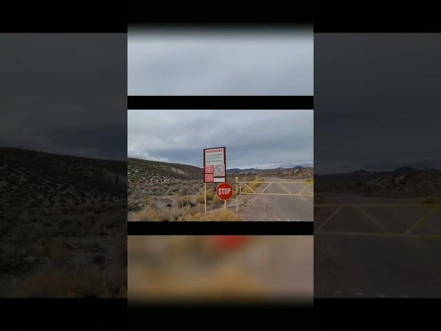 Area 51 gate and signs 