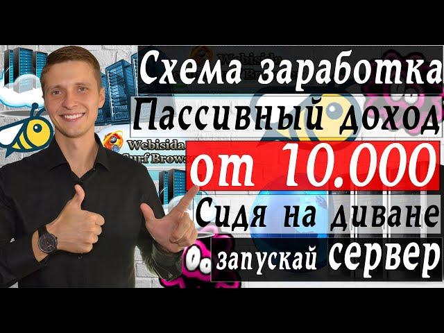 Схема заработка на сервере | Как заработать в интернете. Стабильный пассивный доход невыходя из дома