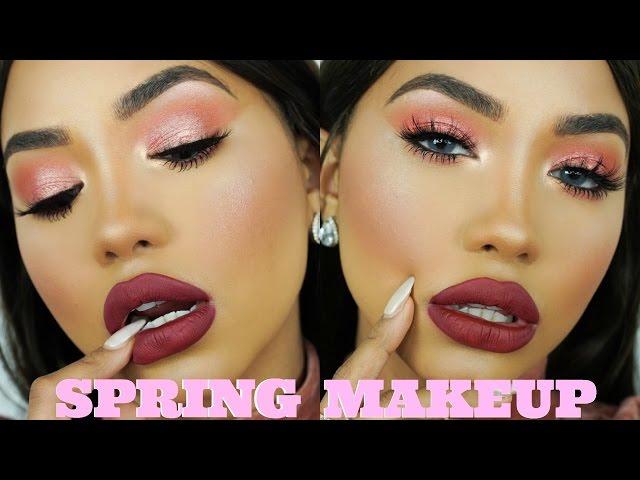 EASY SPRING 2017 MAKEUP TUTORIAL | Melly Sanchez