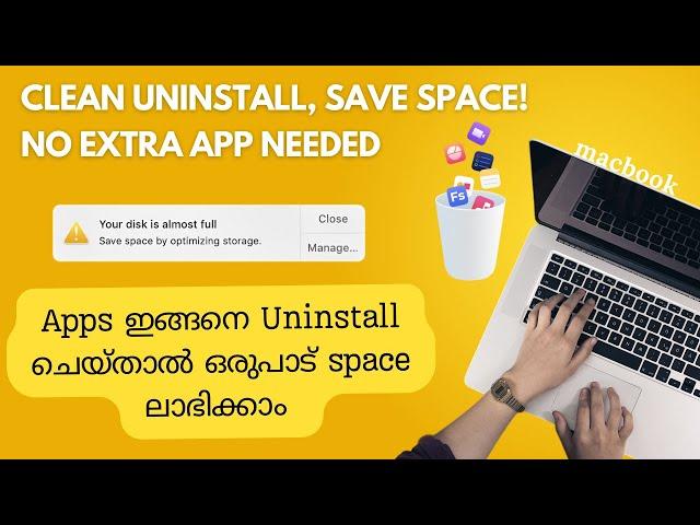 CLEAN UNINSTALL APPS ON MACBOOK & ALL RELATED FILES WITHOUT THIRD-PARTY APP | EASY METHOD