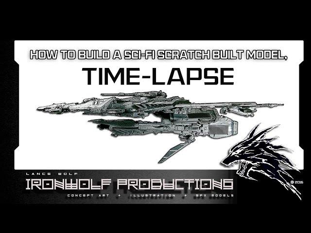 How to Build a Sci-Fi Scratchbuilt Model, Time-Lapse