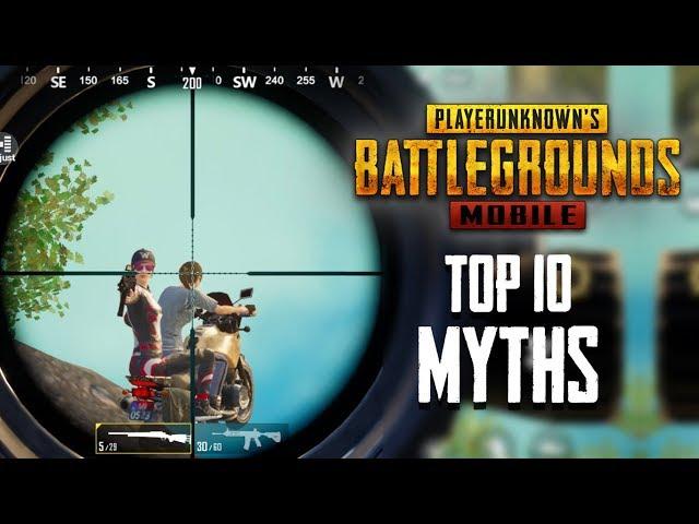 Top 10 Mythbusters in PUBG Mobile | PUBG Myths