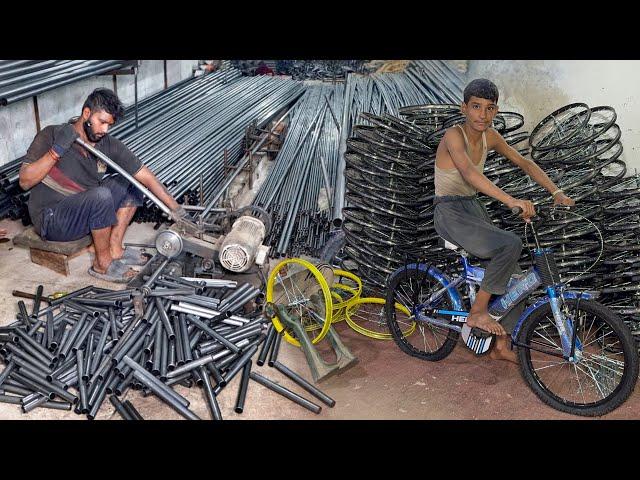 Process of Making Kids Bicycle in Factory | Manufacturing and Mass Production of Bicycles