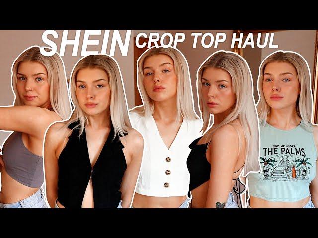 SHEIN CROP TOP HAUL | SHEIN SUMMER 2023