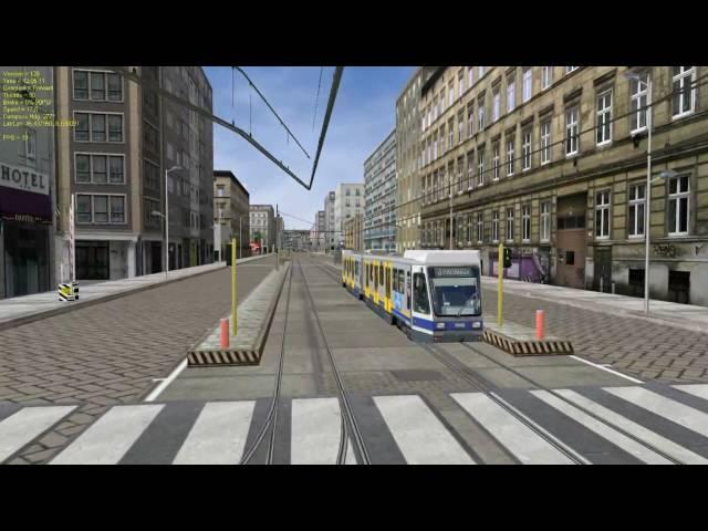 OR (MSTS compatible simulator): Light Urban F2 Tramway route