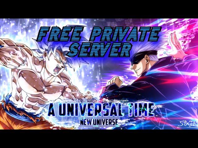 FREE PRIVATE SERVER FOR A UNIVERSAL TIME | AUT | ROBLOX