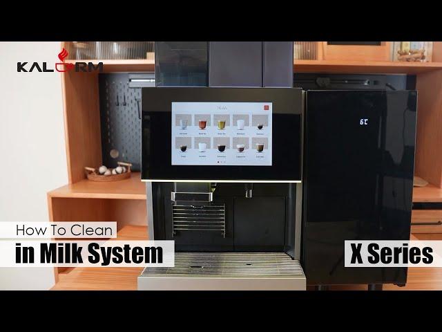 How To Clean in Milk System | KALERM X Series