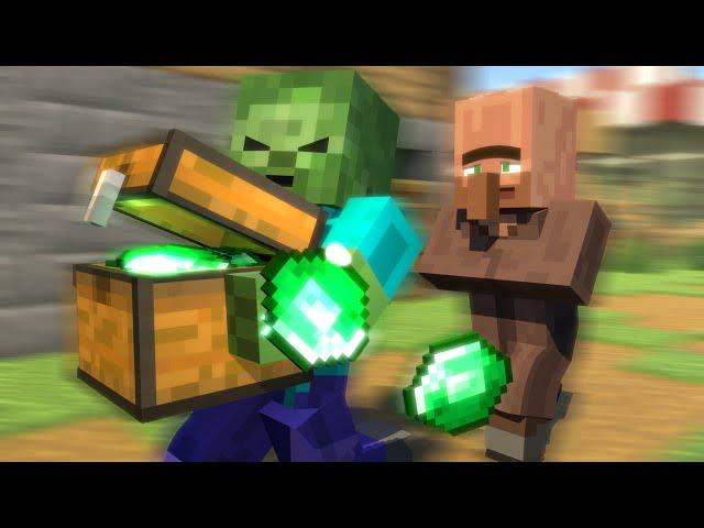 Minecraft animation | Zombie Vs Villager Life