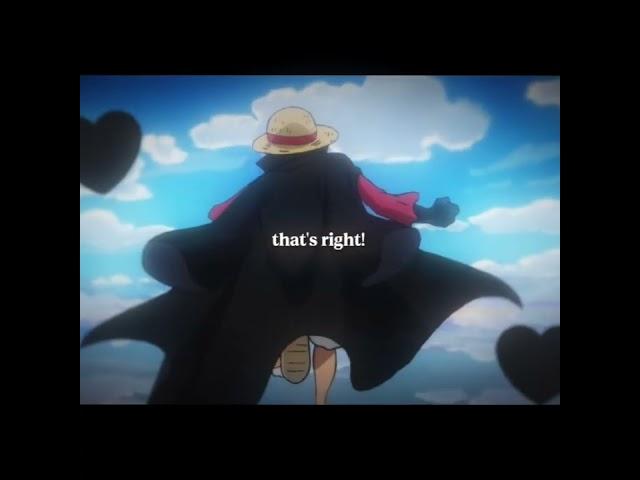 Luffy and Zoro edit