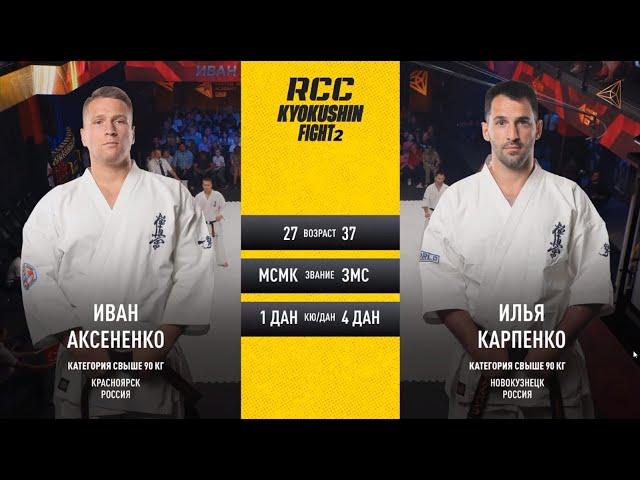 Аксененко Иван VS Карпенко Илья RCC Kyokushin Fight 2