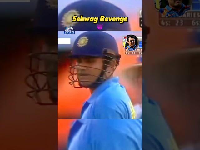 Sehwag Epic Revenge  #shorts #viral