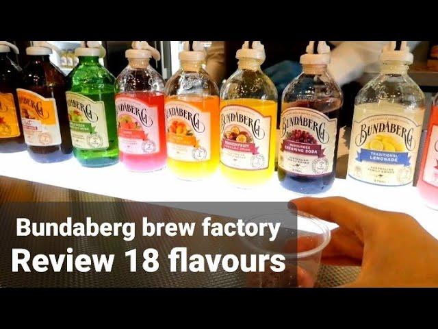 Bundaberg ginger beer factory - Review 18 flavours - inspired by FlyingtheNest #106: Thử bia gừng