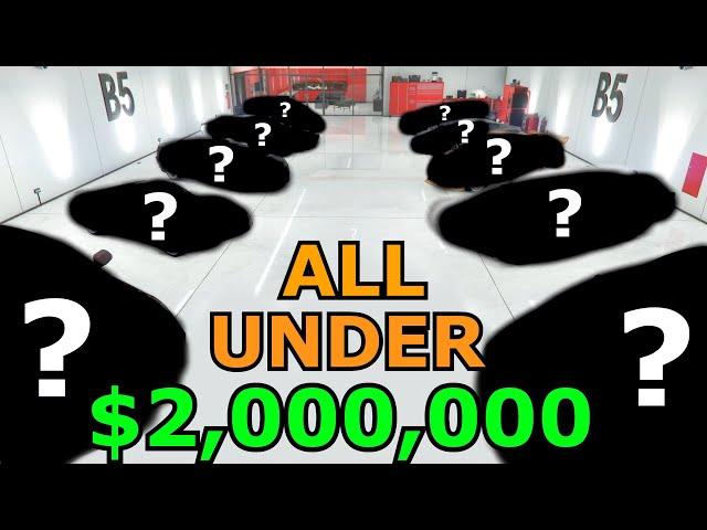 A BUDGET OF $2,000,000 ON 10 CARS?! In GTA Online