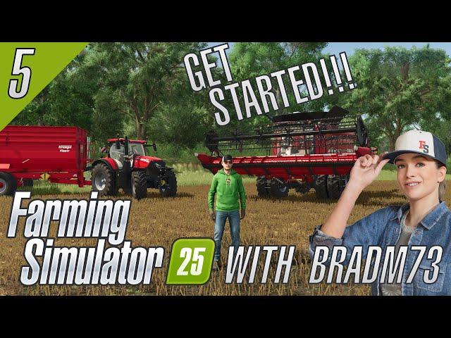 FARMING SIMULATOR 25 - FULL RELEASE - Ep.5:  More work.  More Collectables!!  New Field!!