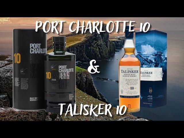 Дегустация PORT CHARLOTTE 10 vs TALISKER 10 / обзор на виски