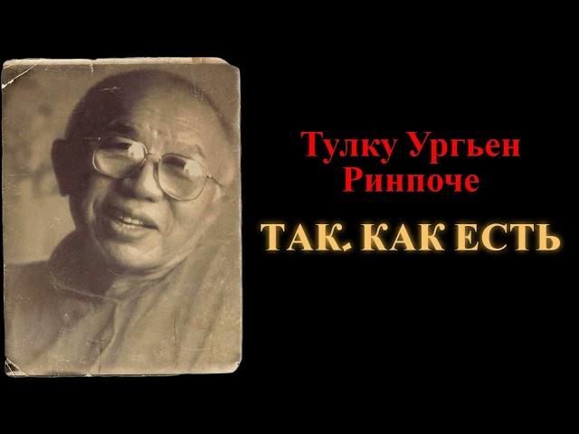 Тулку Ургьен Ринпоче. Так, как есть