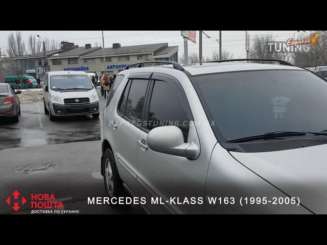 Visor W163 Mercedes. Window deflectors Mercedes ML-Class W163. Tuning. Tuning parts. Overview