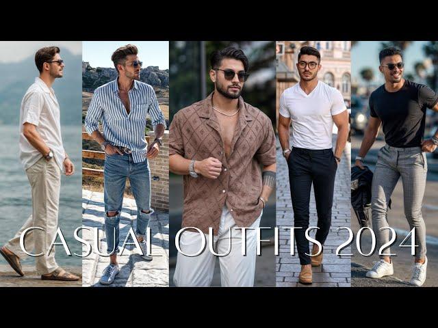 Best Casual Outfit Ideas For Men | Men's Fashion Ideas 2024 | Summer Outfit Ideas For Men