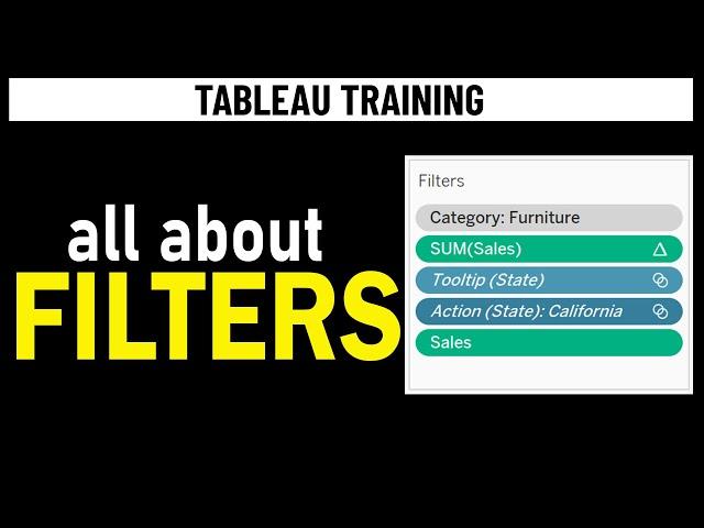 Tableau Filters - Comprehensive Tutorial including Context Filter, Cascading Filters | sqlbelle