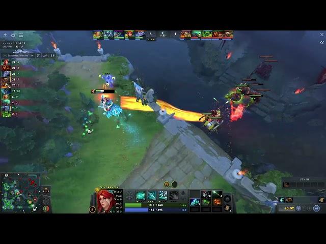 How to lane mid windranger (ri4man) vs ember spirit - Dota 2