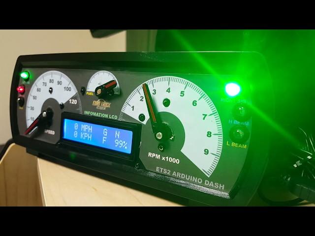 ETS2 Arduino DIY DashBoard