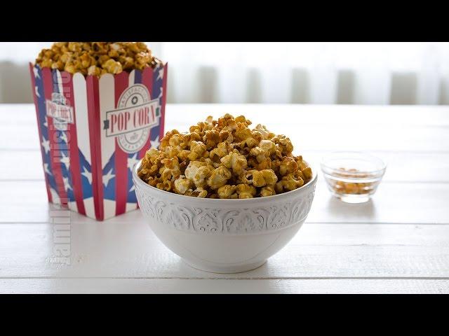 Caramel popcorn (CC Eng Sub) | JamilaCuisine