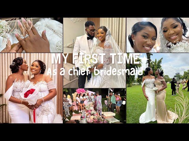 My First Time As A Chief Bridesmaid | Ekene Umenwa’s Wedding BTS + Bridal Shower + I met Moses Bliss