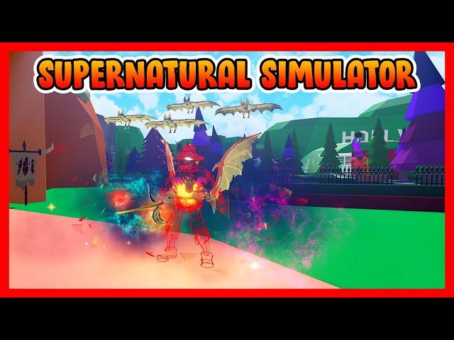 Roblox [Supernatural Simulator] - Gameplay Becoming Stronger!