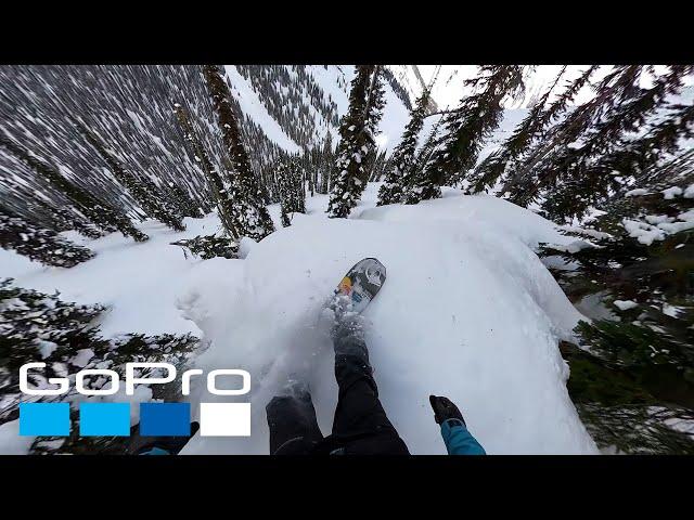 GoPro: Travis Rice's Revelstoke Pillow Line | Natural Selection Tour Snowboarding POV