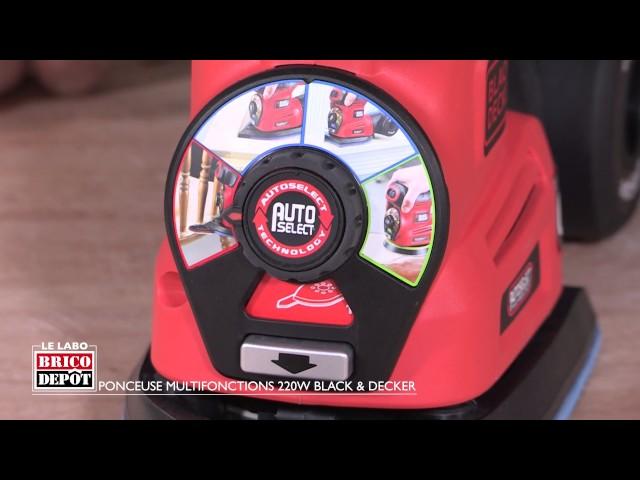 Labo Brico - Test Ponceuse Multifonctions 220W BLACK & DECKER