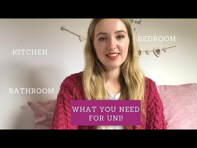 What you ACTUALLY NEED for UNIVERSITY!