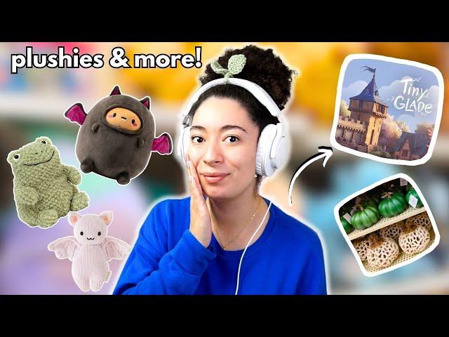 Plushie Hunting, Fall Shopping, & Cozy Gaming! (vlog)