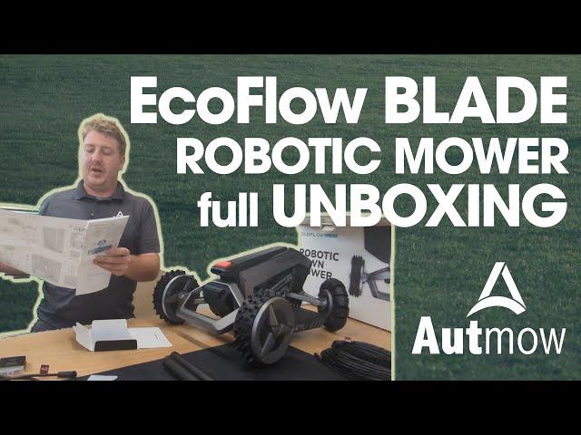 We Unboxed the EcoFlow BLADE Robotic Mower: here's our first impression