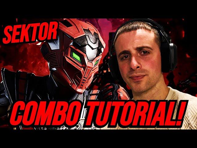 SEKTOR COMBO TUTORIAL (36%-51%): MORTAL KOMBAT 1!