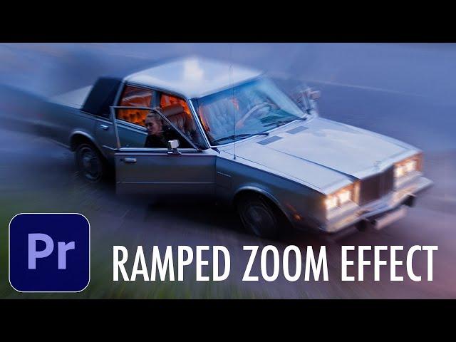 How to Create a Speed Ramped Zoom Effect in Adobe Premiere Pro CC (Tutorial)