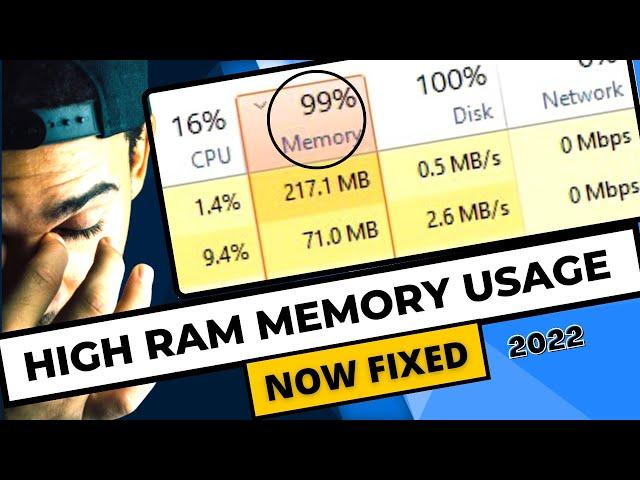 FIX High Memory/RAM Usage in 5 Minutes (Windows 10/11)️