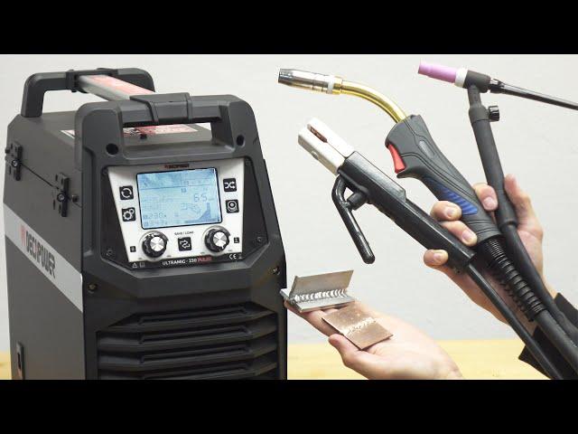 Double Pulse MIG Aluminium Welding Machine - DECAPOWER ULTRAMIG-230 | Unboxing & Test